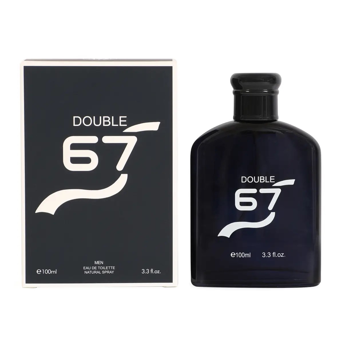 Double 67 men's eau de toilette dark navy bottle with matching box